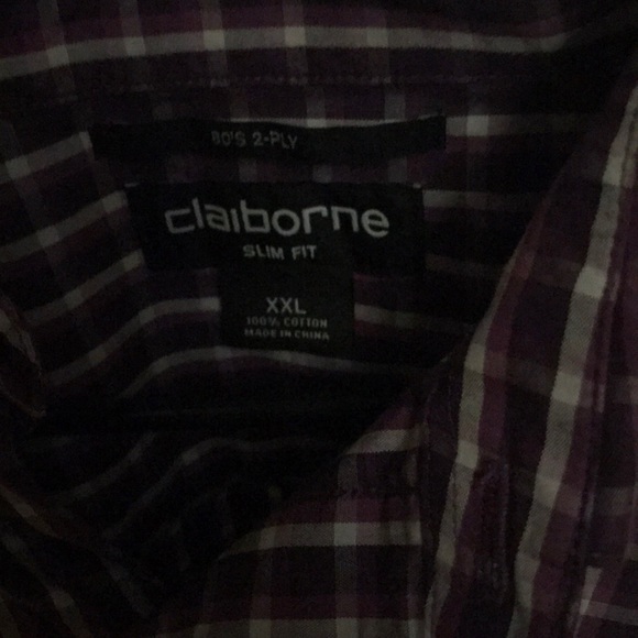 Purple Button down - Picture 2 of 2